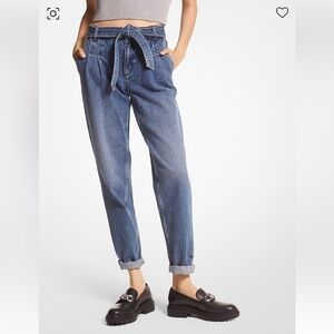 NWT MICHAEL MICHAEL KORS
Pleated Denim Pants size 4